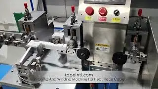 Stripping And Winding Machine For Heat Trace Cable