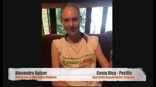 Costa Rica Pacific Review Volunteer Alexandra Spicer Sea Turtle Conservation Program