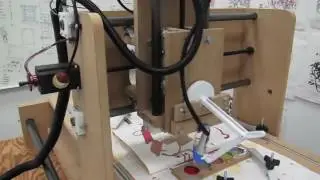 Interactive Robotic Painting Machine timelapse