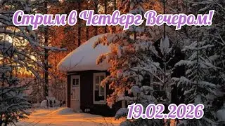 Стрим в Четверг  вечером 19.02.2026