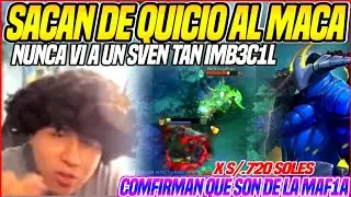 😡MACARIUS RAGE😡SU SVEN SACA DE QUICIO AL MACA XQ ESTANDO FREE FARM NO PUDO ARMR4RSE😂DOTA2