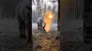 An Indrik beast is caught on camera. #folklore #cryptids #mythicalcreatures #easterneuropean #myths