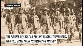 Zagreb, 1928: The funeral of Croatian peasant leader Stjepan Radić