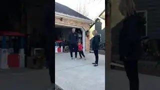 Chasing and spying on my brother