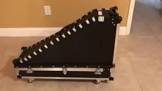 Custom Hard case for a small Harp