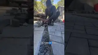 Why some pavers sink over time? 😨 #masonry #hardscape #protips #geotextile #outdoorliving