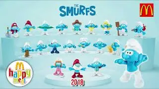 Mcdonalds Happy Meal The smurfs 2018 60th Anniversary Smurf No. 06