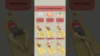 Belly Fat Exercise at Home🏠 #bellyfat #bellyfatloss #loseweight #workout #home #weightloss #fitness