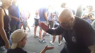 Saluto dal piccolo Manuel al grande Reboli