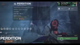 Destiny 2 - Solo Flawless Legend Perdition Lost Sector