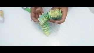 How to make paper toy spring