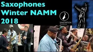Saxophones at Winter NAMM 2018