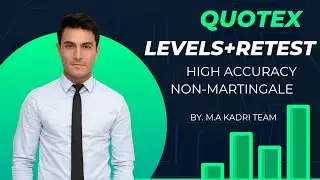 Quotex Strong Levels & Retest Point Strategy High Accuracy NonMartingale | #quotex #trading #trader