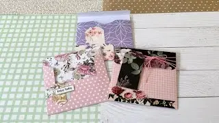 6x6 Paper | 2 in 1 Envelope Style Double Pocket, Gift Tag | HM/Packaging IDEA | @septeriasroom