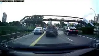 Motorists was caught driving on bus lane during operation hours