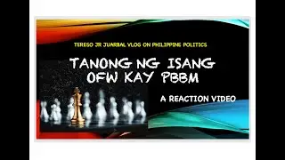 Tanong ng isang OFW kay PBBM