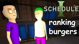 Every Fast Food Burger Ranked... also schedule 1 gameplay