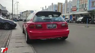 Honda Civic EG6 With TECHPRO Valvetronic Exhaust