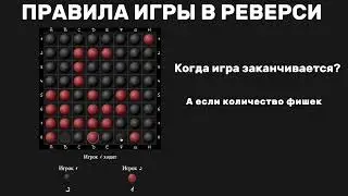 Правила игры в Реверси. С поэтапными пояснениями