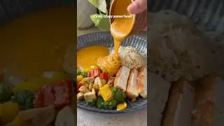 Spicy Katsu Paneer Bowl 🍲😋