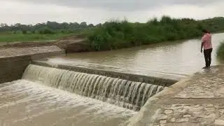 Construction of Check Dam District-Sultanpur Minor Irrigation department