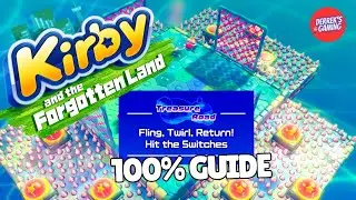 Kirby and the Forgotten Land - Treasure Road: Fling, Twirl, Return! Hit the Switches