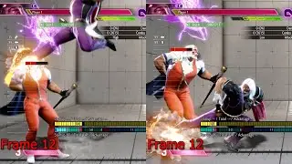 Street Fighter 6 Tech: JP's Fuzzy / F-Shiki Mix-up, a side-by-side study