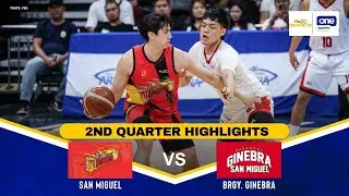SAN MIGUEL vs. BRGY.GINEBRA | SEMIS GAME 4 | 2ND QUARTER HIGHLIGHTS | PBA SEASON 50 PHILIPPINE CUP