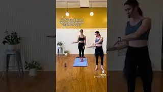 Standing Bow with Meredith! #yoga #yogapose #yogabalance