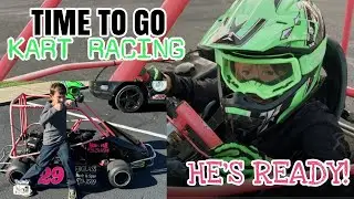 It's time to go KART RACING!! The start of a THIRD GENERATION DRIVER!