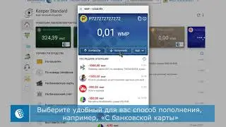 Пополнение P-кошелька в WebMoney Keeper Standard