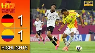 Германия против Колумбии U17 (1:1): лучшие моменты и все голы | Чемпионат мира U17 2025 HD