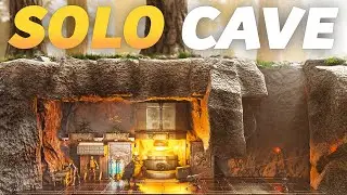 Я построил базу SOLO в скрытой пещере в ARK DAY 1