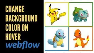 How To Change Background Color on Hover - Tutorial Webflow