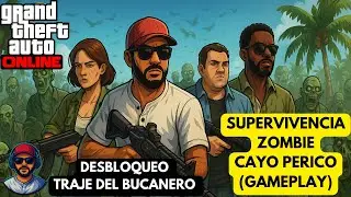Supervivencia Zombie en Cayo Perico 🧟‍♂️ | Traje de Bucanero (Gameplay)