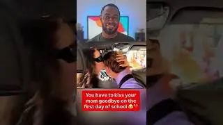 kiss mom before drop off #reactionvideo