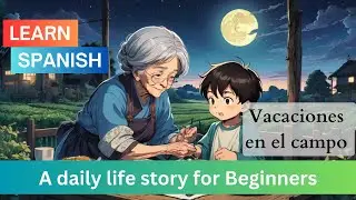 Spanish story for beginners | Vacaciones en el campo