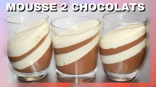 Une légère mousse aux 2 chocolats