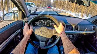 2007 Opel Vectra C  | 1.9 CDTI 120 HP | POV Test Drive #2675 | Joe Black