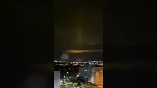 Golden Light Appears Belgorod Sky Russia