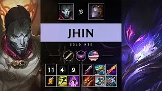 Jhin Mid vs Orianna - NA Master Patch 25.12