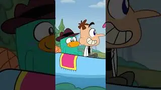 Phineas and Ferb: Dr. Doof & Perry take a day off!😎☀️ | Chibi Tiny Tales |  Disney Channel Animation