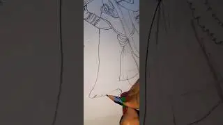 Krishna Drawing @Devjani Arts&Crafts #radheradhe #govinda #ytshorts #pencilsketch #viralvideo #art