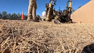 Drilling 500 feet, installing conduit for fiber. #20