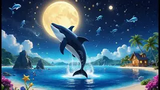 Whales Go Dancing Under the Moon! | A Magical Ocean Adventure for Kids | Whale Dance Rhyme