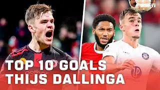 De 1️⃣0️⃣ MOOISTE Doelpunten van THIJS DALLINGA 🎯🔝