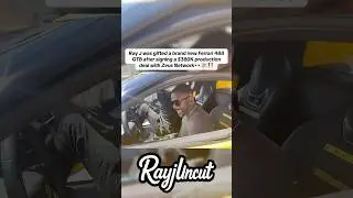 Ray J was gifted a Ferrari 488 GTB after signing with Zeus Network #Rayj #luxury #cars #ferrari #fyp