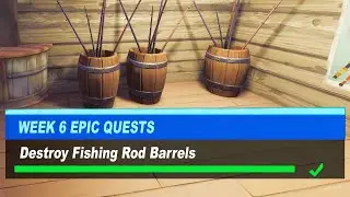 Destroy Fishing Rod Barrels Fortnite