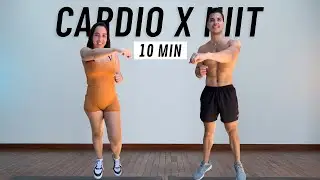 10-МИНУТНАЯ КАРДИО HIIT для быстрого сжигания жира на животе без оборудования и дома