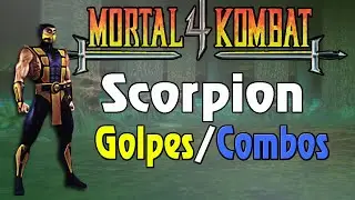 Aprenda como fazer combos e golpes do Scorpion no Mortal Kombat 4 Ps1